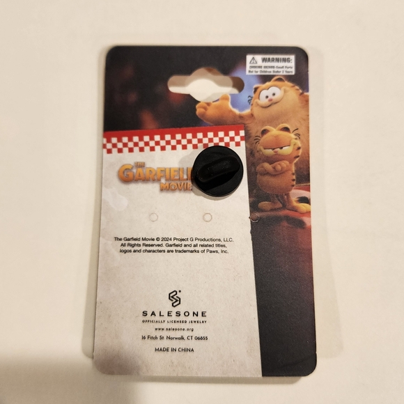 The Garfield Movie 2024 Baby Garfield Enamel Pin NEW - Picture 7 of 9